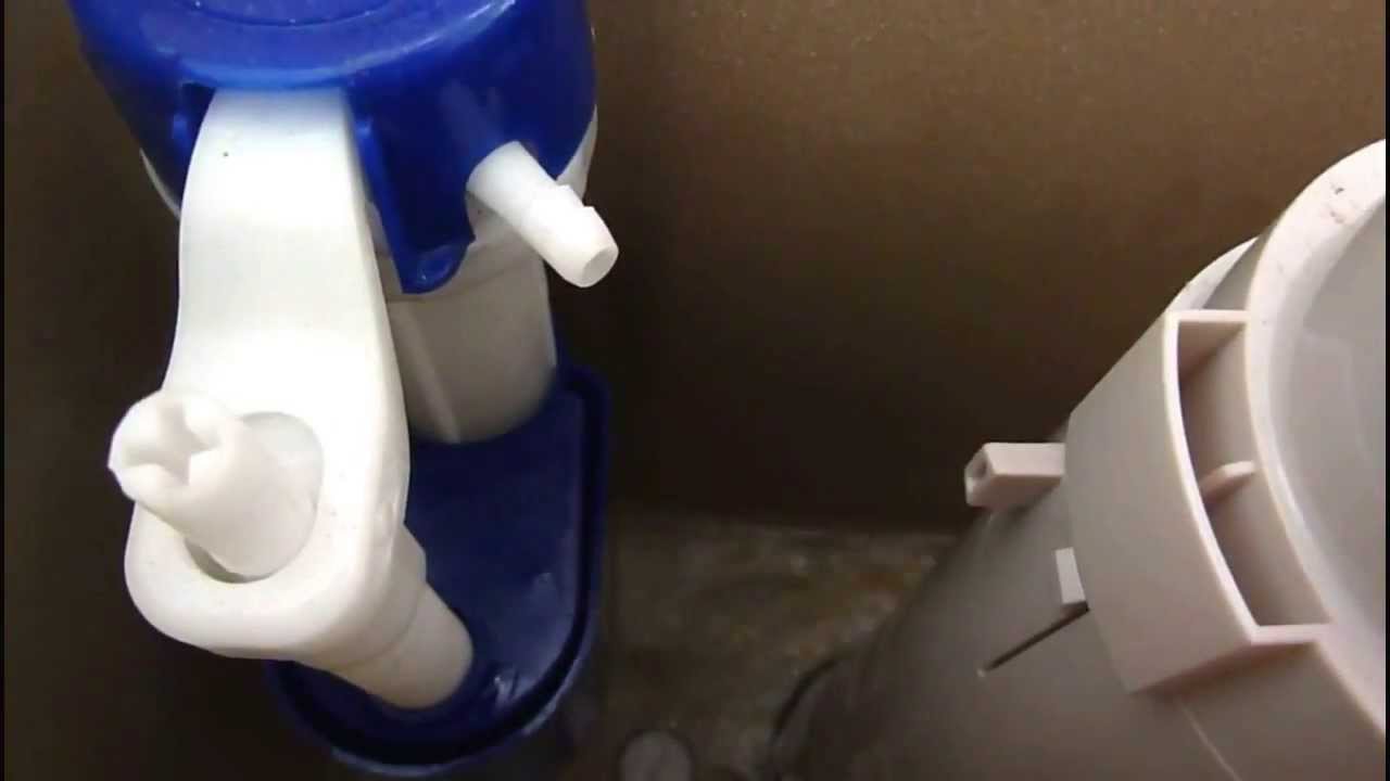 How to fix your wc cistern if it is running water into the pan after