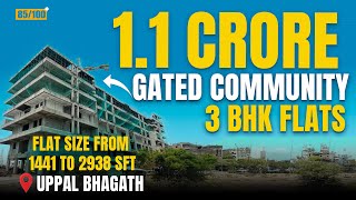 Starting At 1.1 Cr 3Bhk Flats In Uppal Bhagayath Fully Gated Community Near Nagole Metro