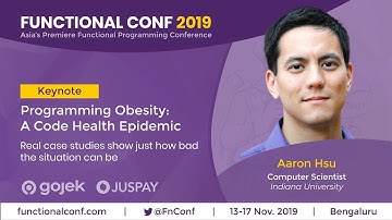 Programming Obesity: A Code Health Epidemic by Aaron W Hsu #FnConf19