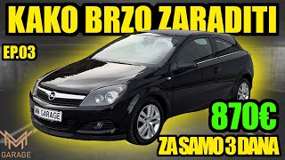 KAKO ZARADITI PREPRODAJOM AUTA ep.3 / Opel Astra GTC farbanje