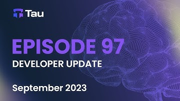 Tau Net AI Blockchain Network | Development Update | SEP 2023