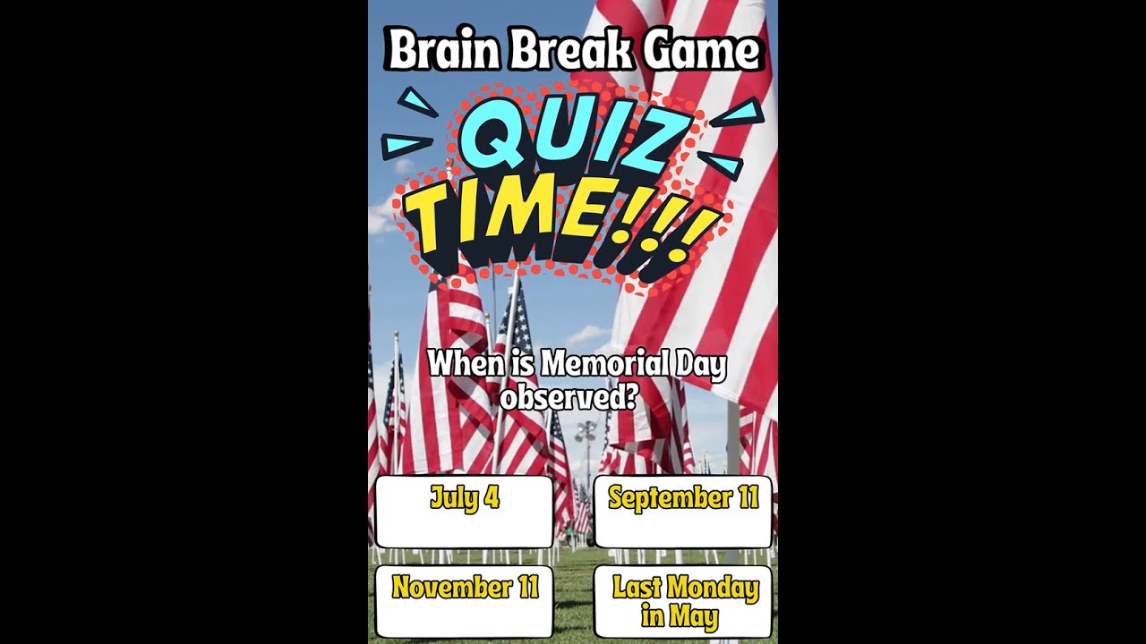 Memorial Day Quiz Fun Fact Finding 2024 Bulk #memorialday #fact # ...
