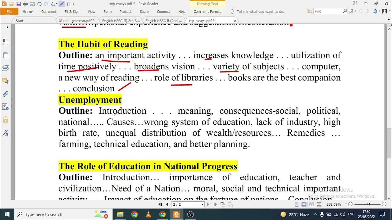 10 Important Essay Topics with outlines Exam 2022 Essay Guess 2022