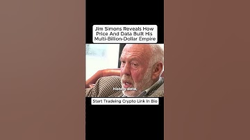 Jim Simons Reveals How Price And Data Built His Multi-Billion-Dollar Empire #stocks #crypto