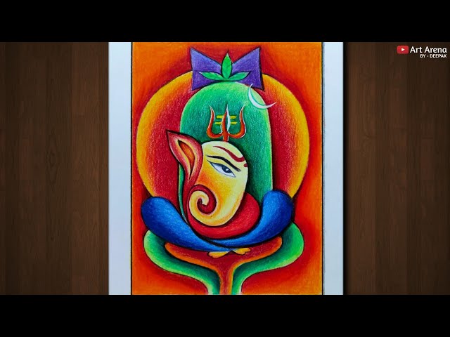 Top more than 97 ganpati sketch with colour