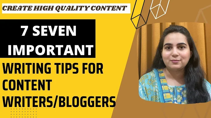 7 Important Writing Tips for Content Writers/Bloggers | How to Create High Quality Content?