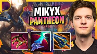MIKYX IS INSANE WITH PANTHEON SUPPORT! | G2 Mikyx Plays Pantheon Support vs Rakan!  Season 2024