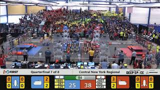 Quarterfinal 7 - 2019 Central New York Regional