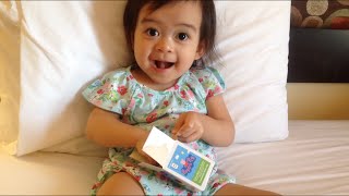 Baby’s Reaction to Peppa Pig Chocolate Egg  | Baby Playful