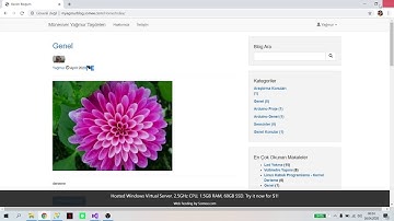 ASP.NET MVC 5  İLE  BLOG SİTESİ YAPIMI - Altınoluk MYO