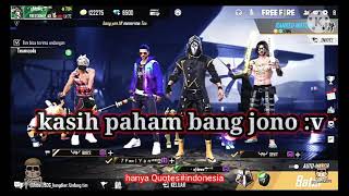 SLOMO BARENG BANG JONO..story WA kalian:)