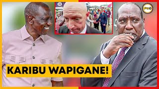 WAAH😳 President Ruto Bodygaurd almost SLAPPED king charles Bodyguard at the airport|Plug Tv Kenya