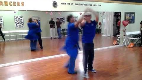 Intermediate Salsa Pattern taught by Arturo and Sonia at Diamond Dancers Dance Studio