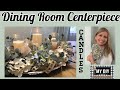 Dining Room Centerpiece Ideas / Hydrangea Centerpiece Candelabrum / Farmhouse Centerpiece