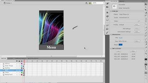 Sliding unlock system tutorial for flash AS2 Part 1