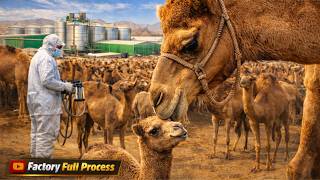 Inside the World’s Largest Camel Farm – You Won’t Believe This Mega Camel 🎬 🐪🏭 Factory Full Process