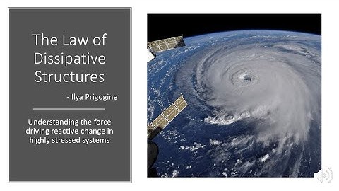 The Law of Dissipative Structures