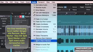 Manipulating Audio Studio One 3