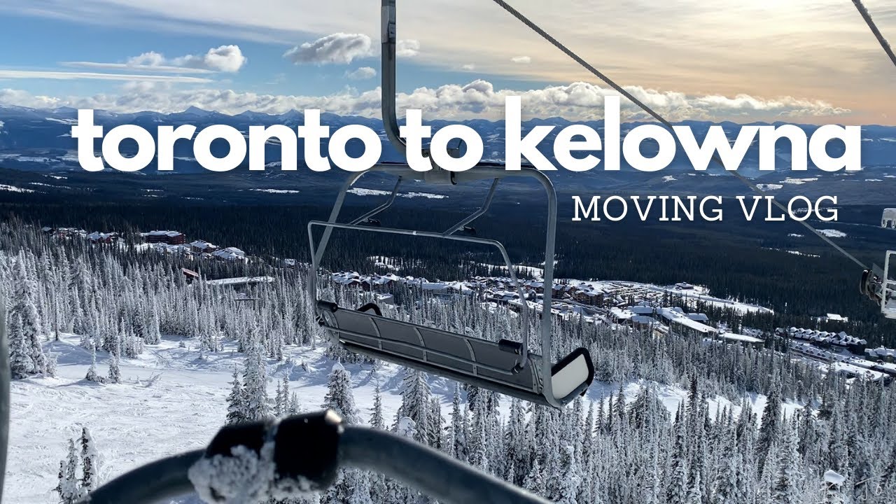 📦 moving to kelowna (again!) vlog | settling in, organizing + skiing Big White