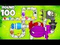 BTD 6 but EVERY Round at ONCE?! (Compounded Rounds Mod in Bloons TD 6)