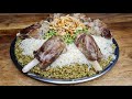 منسف الفريكة الحلبي Syrian Mansaf 