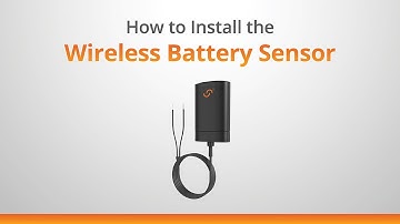 Wireless Battery Sensor Install Guide for Siren 3 Series