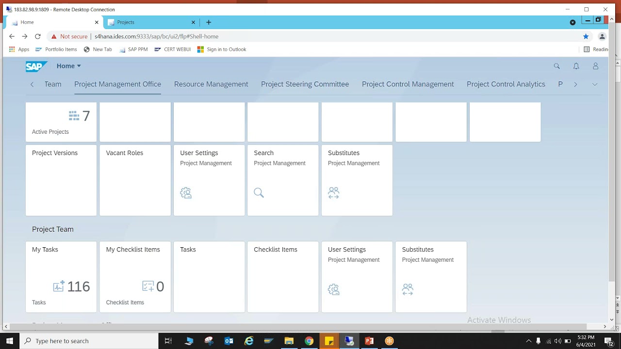SAP PPM FIORI Apps S4HANA I SAP Portfolio Project Management