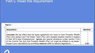Tax revision UNISA Tax papers: Question 4 : Prof Lester and Sanlam Cobalt
