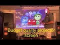 Affordable projector screen but high quality!