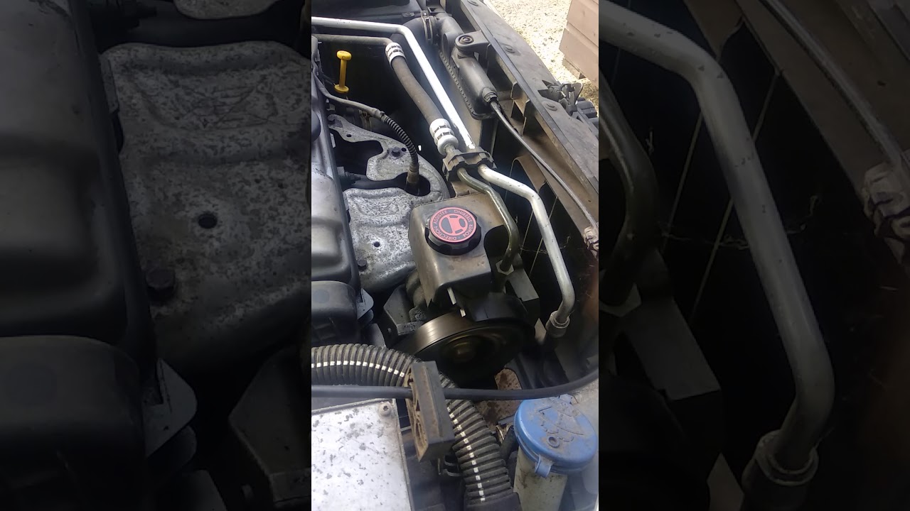 Peugeot 206 Power Steering pump noise YouTube
