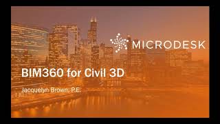 BIM 360 for Civil 3D