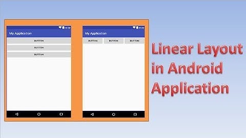 Linear Layout in Android Application,#17