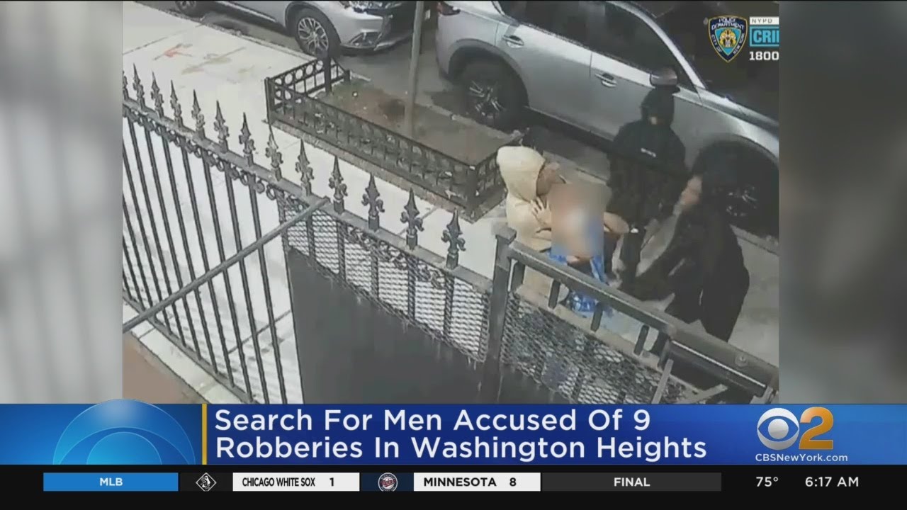 Suspects Wanted In String Of Robberies - YouTube