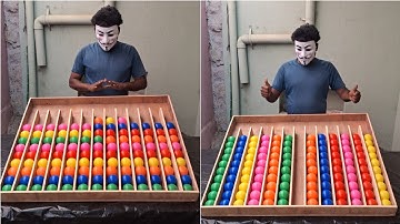 Puzzle sort ball game challenge hard mode || LKR Food Challenge