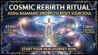 Cosmic Rebirth Ritual | 432Hz Shamanic Drums to Reset Your Soul & Start a New Journey