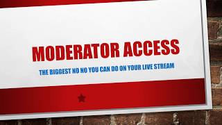 YouTube Moderator Access