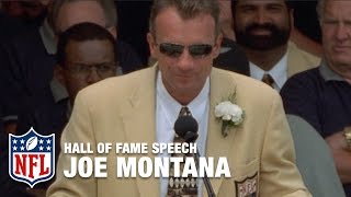 Joe 'Cool' Montana Hall of Fame Speech | NFL Network