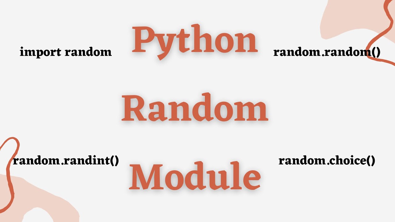 Python Tutorial | Random module in Python with real examples - YouTube