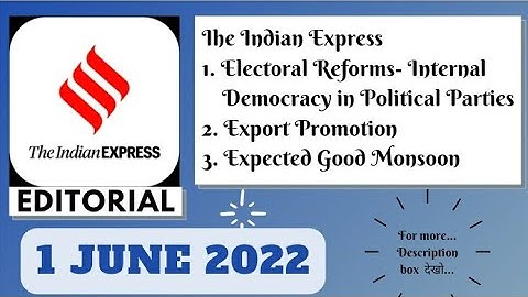 1st June 2022 | Gargi Classes The Indian Express Editorials and Ideas Analysis | By R.K. Lata