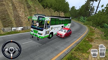 OFFROAD DRIVE 🥳 KSRTC EXPRESS Bus Mod | Bus Simulator Indonesia (BUSSID) Gameplay