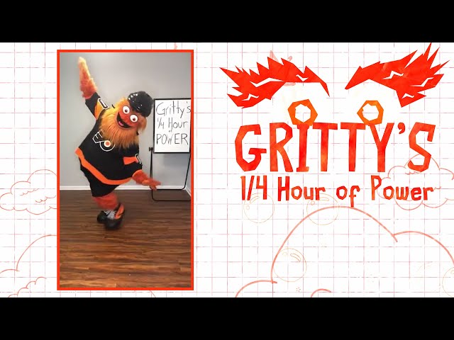 The Dance of the 5 Grittys 🧡 #grittynhl #flyershockey #flyersnation #