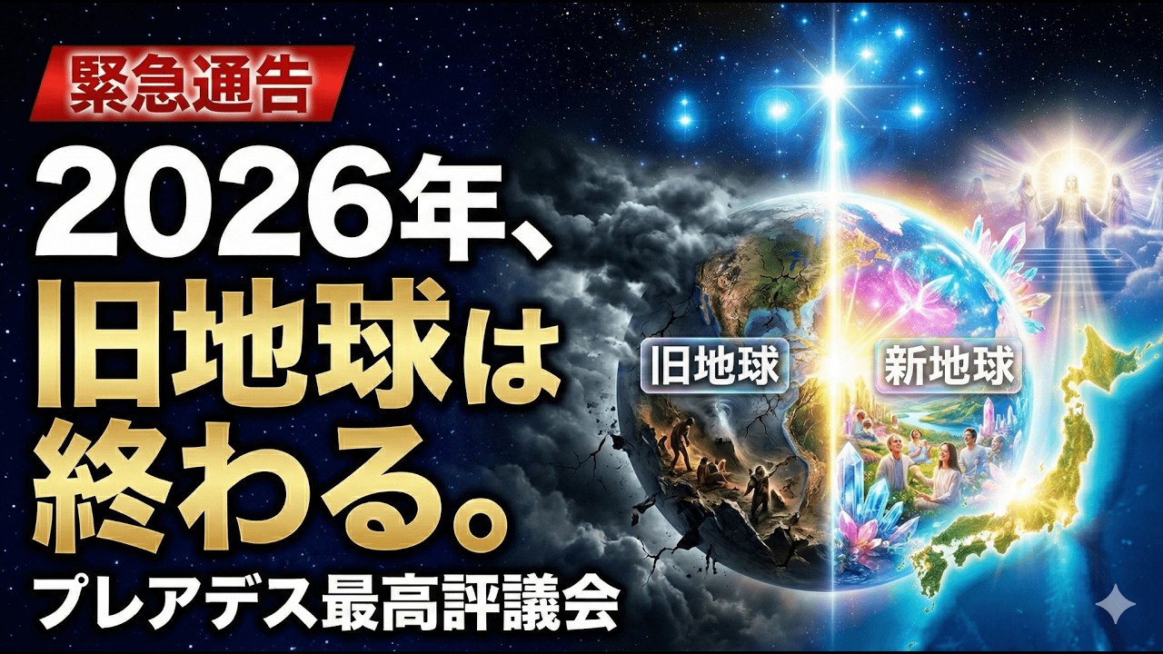 【衝撃】旧地球は「苦しみを担う星」だった。プレアデス最高評議会が明かす2026年新地球移行