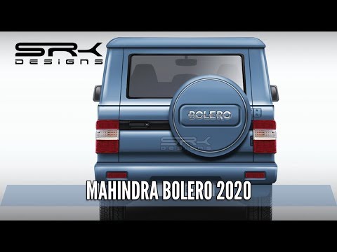 Mahindra Bolero 2020 Rear Rendering Making Video Srk