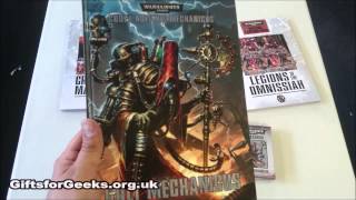 Adeptus Mechanicus Unboxing: Codex and Legions Of The Omnissiah