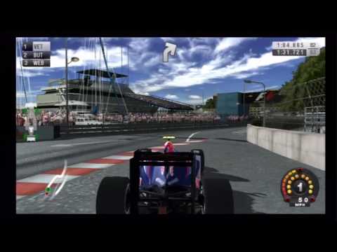 www.thesportsgamer.com Racing in the Grand Prix de Monaco on the Circuit de Monaco in Monte Carlo for F1 2009 for the Nintendo Wii.