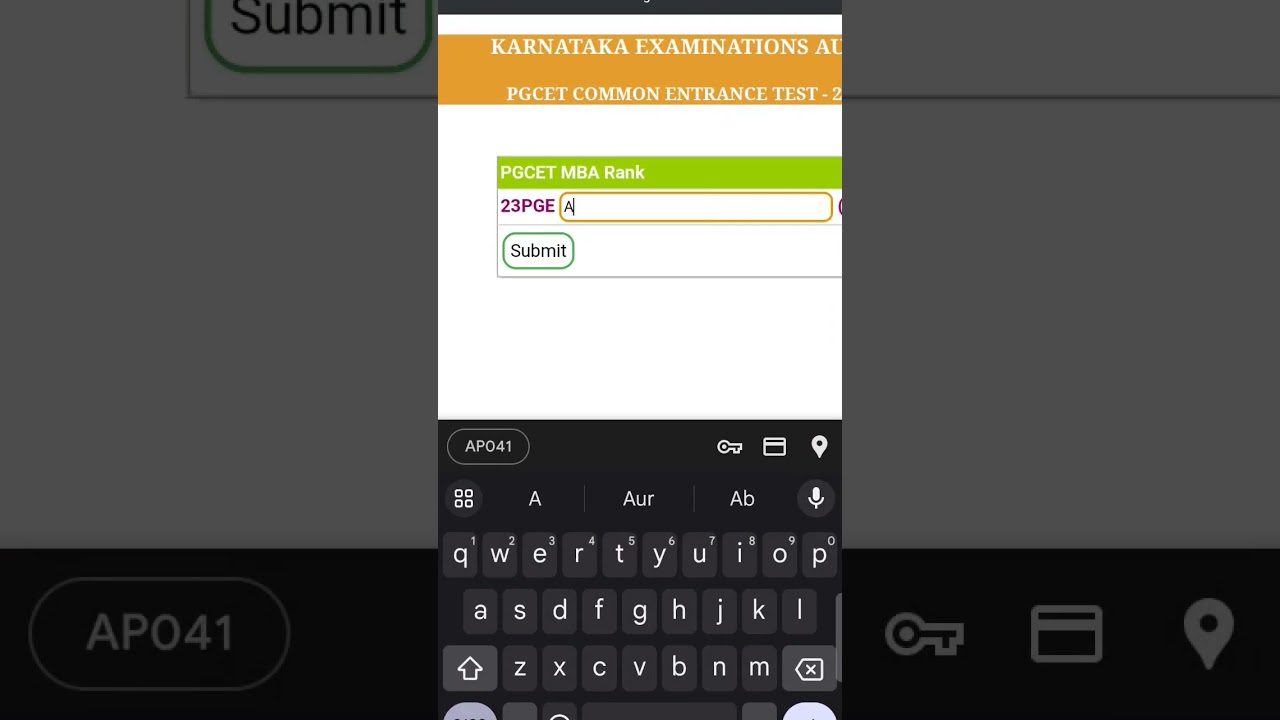 PGCET MBA 2023 result👀❤️||rank below 1200