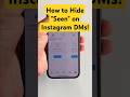 Instagram DM Trick: Read Without Being Seen! #trending tips and features #tips