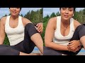 Shriya Saran Yoga Workouts with Her Husband | Shriya Saran yoga live | film jalsa