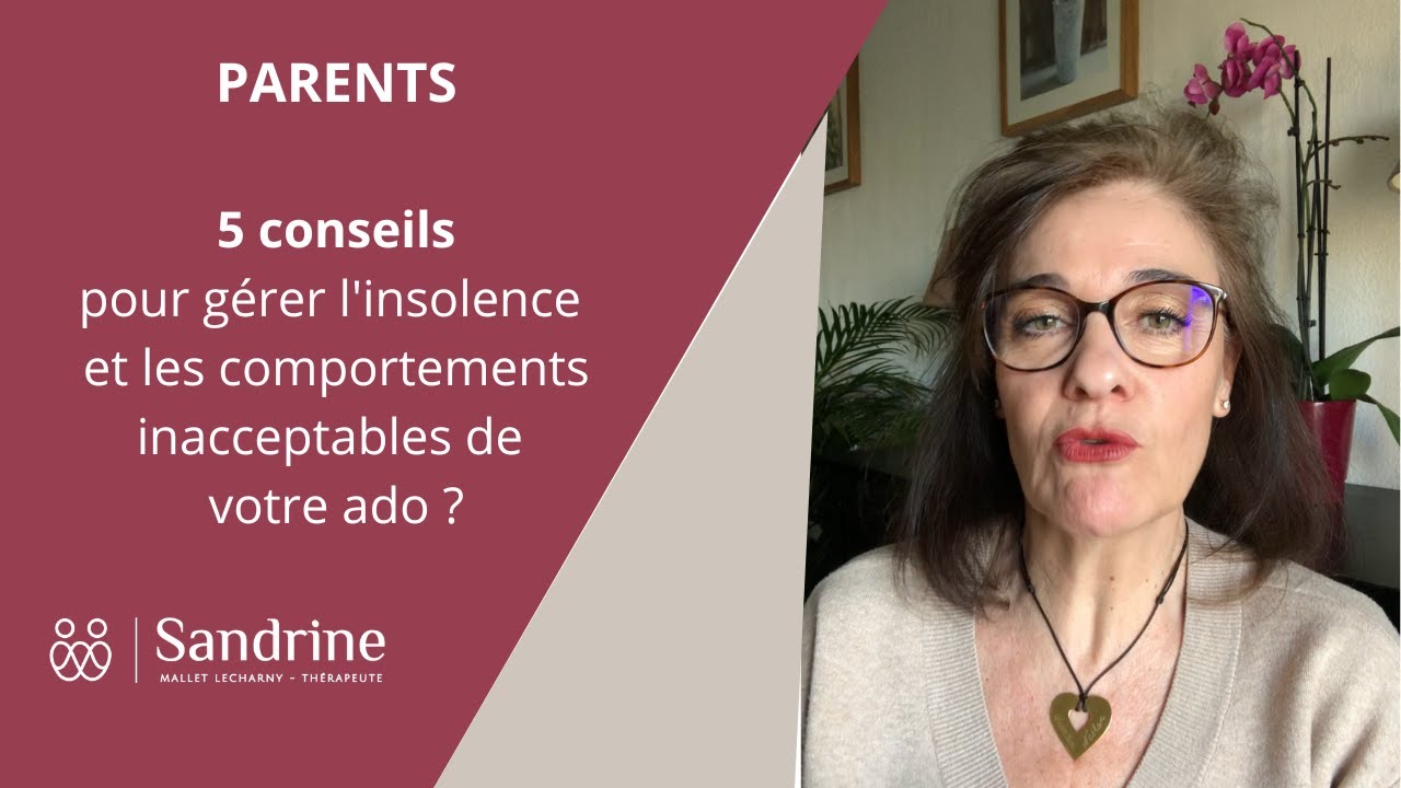 5 conseils pour gérer l'insolence de votre ado