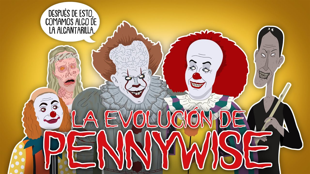 La evolución de Pennywise (Animada) (IT, Eso) - YouTube